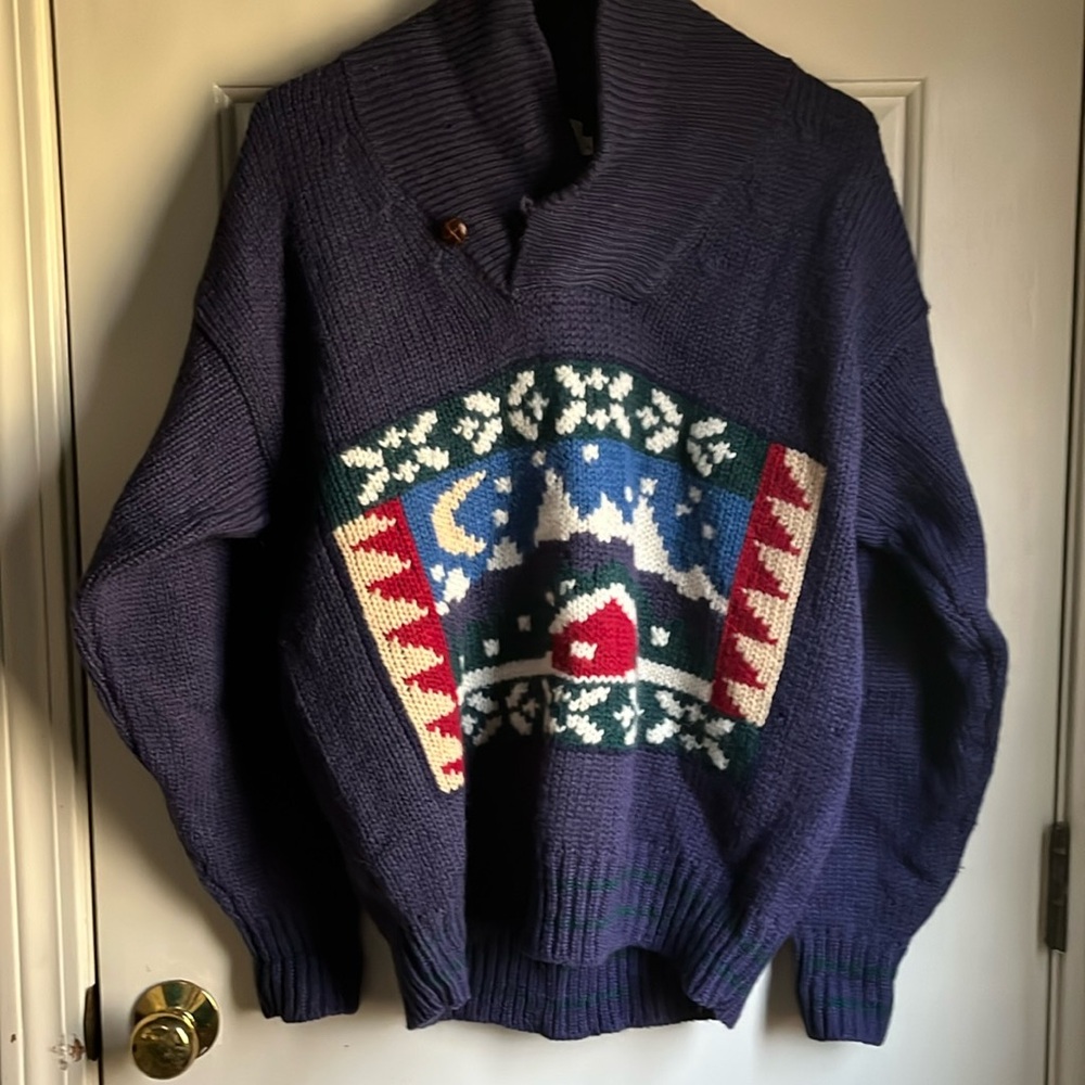 EMS wool sweater retro. Style 241992. GUC.